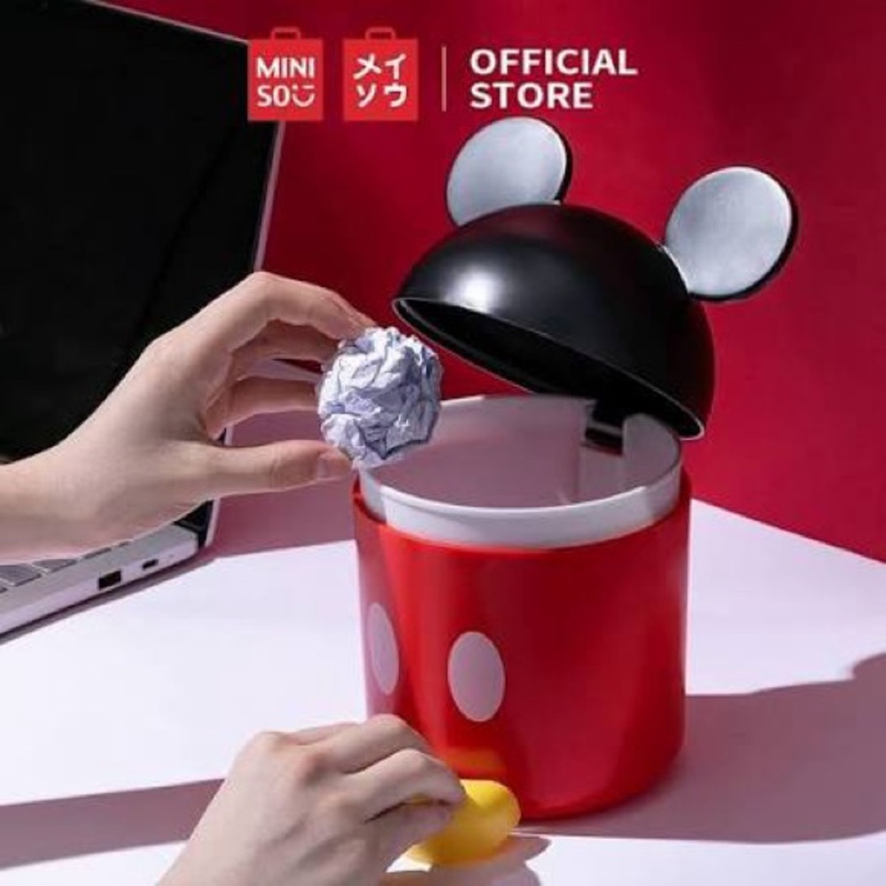 Miniso Mickey Mouse Trash Bin